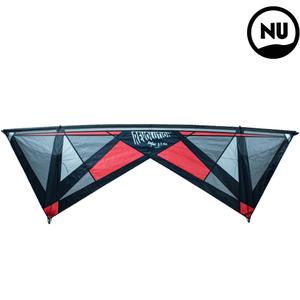 r15rrx-gred-cerf-volant-avec-poignees-revolution-kites-revolution-reflex-1-5-rx-avec-poignees-sans-lignes-red-231x78-cm
