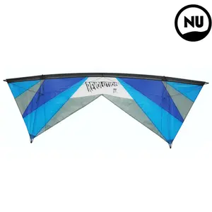 rexprx-gblue-grey-dk-blue-cerf-volant-avec-poignees-et-sac-de-transport-revolution-kites-revolution-reflex-experience-bleu-grey-dark-blue-233-cm