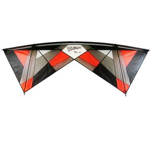 rref-gred-black-cerf-volant-avec-poignees-revolution-kites-revolution-reflex-xx-red-black-tu