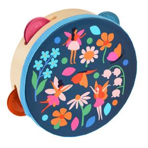 29885-tambourin-rex-london-fairies-in-the-garden-bleu-beige-orange-17x17x4-5-cm