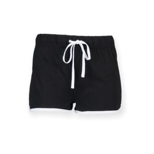sm069-black-white-short-enfant-skinni-fit-retro-black-white