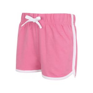 sm069-brightpink-white-short-enfant-skinni-fit-retro-bright-pink-white