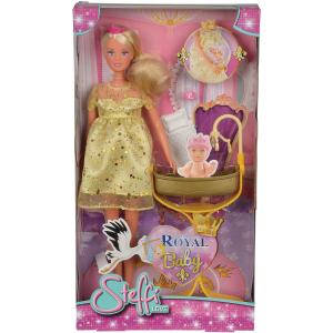 a2004375-poupee-steffilove-enceinte-royal-smoby-jaune-32-7x18-2x6-1-cm