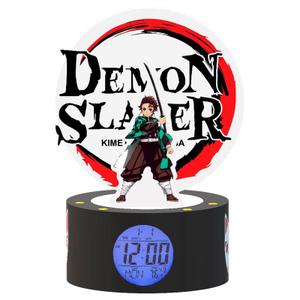 3760158117551-figurine-teknofun-demon-slayer-kimetsu-no-yaiba-tanjiro-kamado-alarm-clock-marron-22-cm