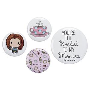 eftb0007-pins-enfant-the-carat-shop-rachel-friends-x4-blanc-rose-2-5-3-7-cm