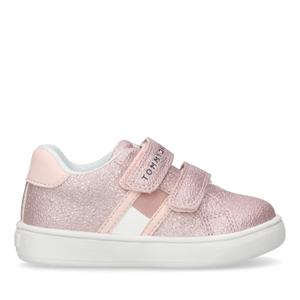 t1a9-33725-074530-baskets-bebe-fille-tommy-hilfiger-flag-velcro-pink