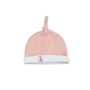 850-5043-bonnet-naissance-bebe-trois-kilos-sept-sophie-la-girafe-rose-0-1-mois