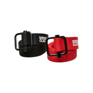 uck4294-02374-ceintures-enfant-urban-classics-industrial-canvas-x2-noir-rouge-tu