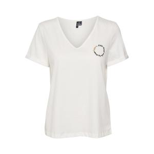 10305787-4476960-t-shirt-col-v-fille-vero-moda-heart-snow-white-little-things-black-plus-gold
