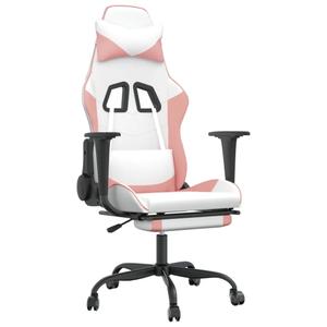3143662-chaise-gaming-avec-repose-pied-vidaxl-blanc-rose-66x56x-120-5-131-cm