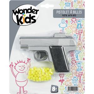 a1700055-pistolet-billes-agent-wonderkids-argente-noir-21x3x17-cm