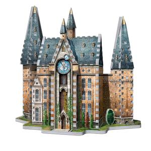 w3d1013-puzzle-wrebbit3d-poudlard-tour-de-l-horloge-multicolore-33x21x31-cm