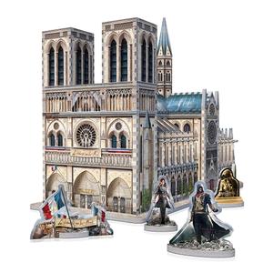 w3d2023-puzzle-assassin-s-creed-unity-notre-dame-de-paris-wrebbit3d-beige-gris-56x25x37-cm