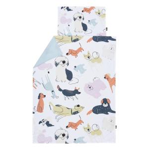 749-483-parure-de-lit-yellow-tipi-funny-dogies-blanc-white-140x200-cm