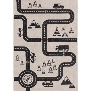 802-244-tapis-chambre-d-enfant-yellow-tipi-car-road-cream-black-160x230-cm