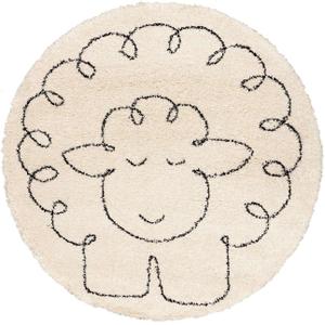 802-345-tapis-chambre-yellow-tipi-fluffy-sheep-black-cream-160-cm
