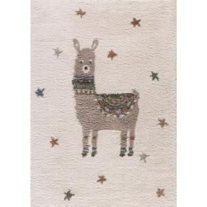 802-388-tapis-chambre-d-enfant-yellow-tipi-sweet-lama-marron-120x170x2-cm